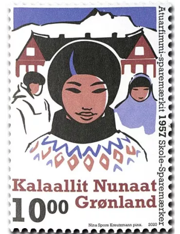 n° 832/833 - Timbre GROENLAND Poste 2