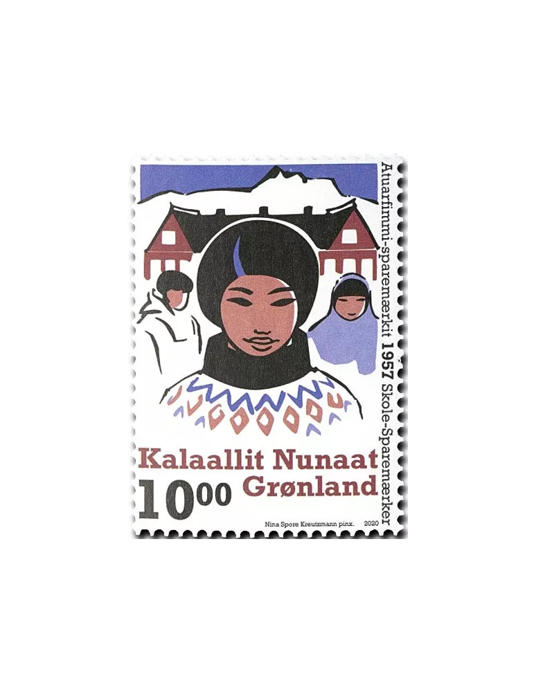n° 832/833 - Timbre GROENLAND Poste