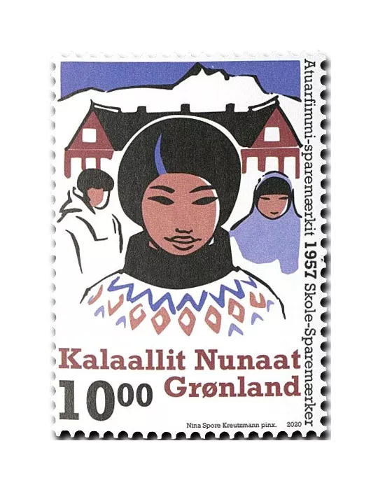 n° 832/833 - Timbre GROENLAND Poste