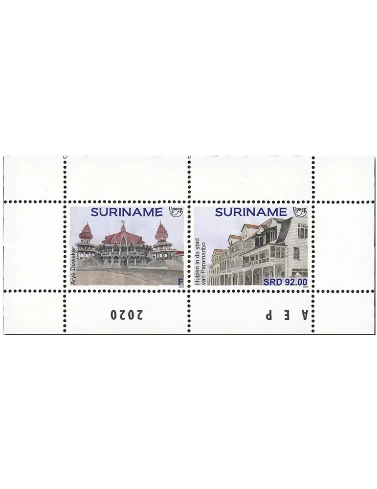 n° 2962/2963 - Timbre SURINAM Poste