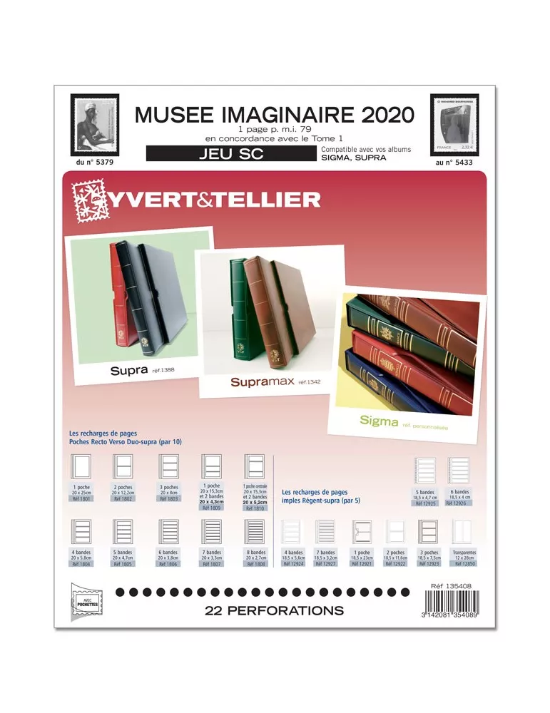MUSEE IMAGINAIRE SC : 2020 (JEUX AVEC POCHETTES)