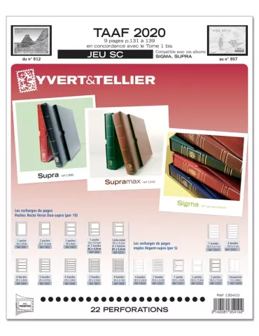 TAAF SC : 2020 (JEUX AVEC POCHETTES)
