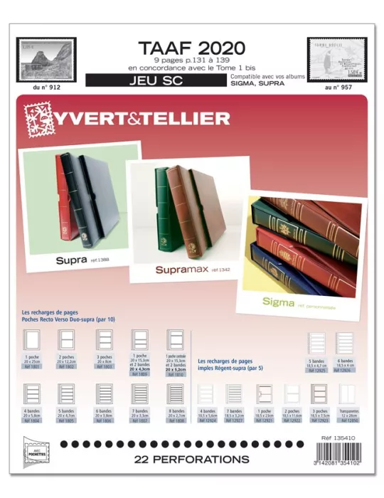 TAAF SC : 2020 (JEUX AVEC POCHETTES)