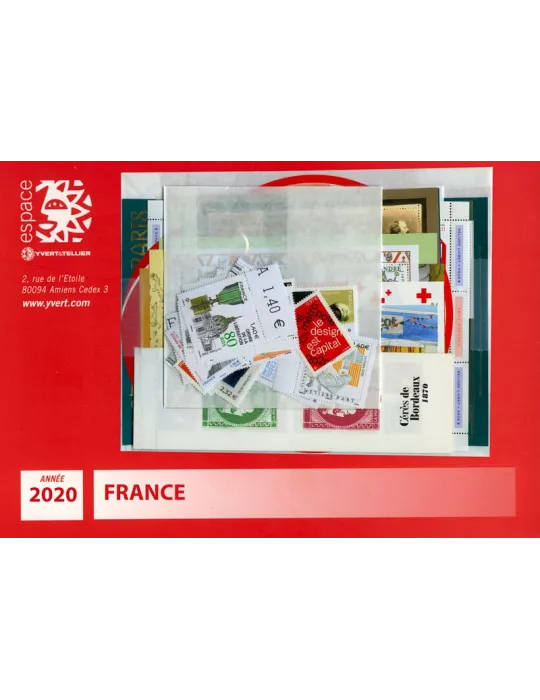 n° 5372/F5455 - Timbre France Année complète (2020)