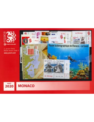 n° 3214/3259 - Timbre Monaco Année complète (2020)