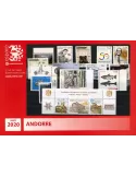 n° 840/854 - Timbre Andorre Année complète (2020)