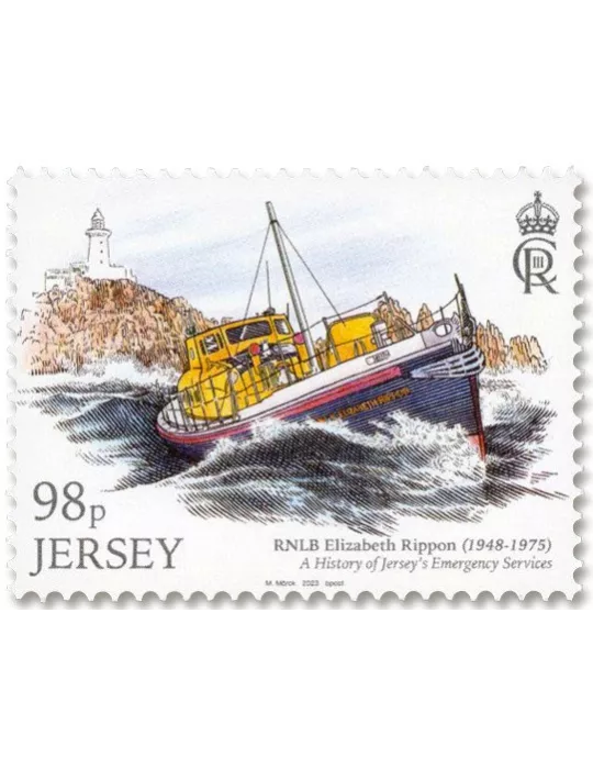 n° 2737/2744 - Timbre JERSEY Poste