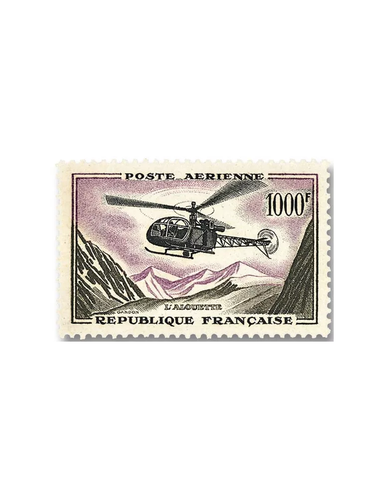 n° 37 - Timbre France Poste aérienne