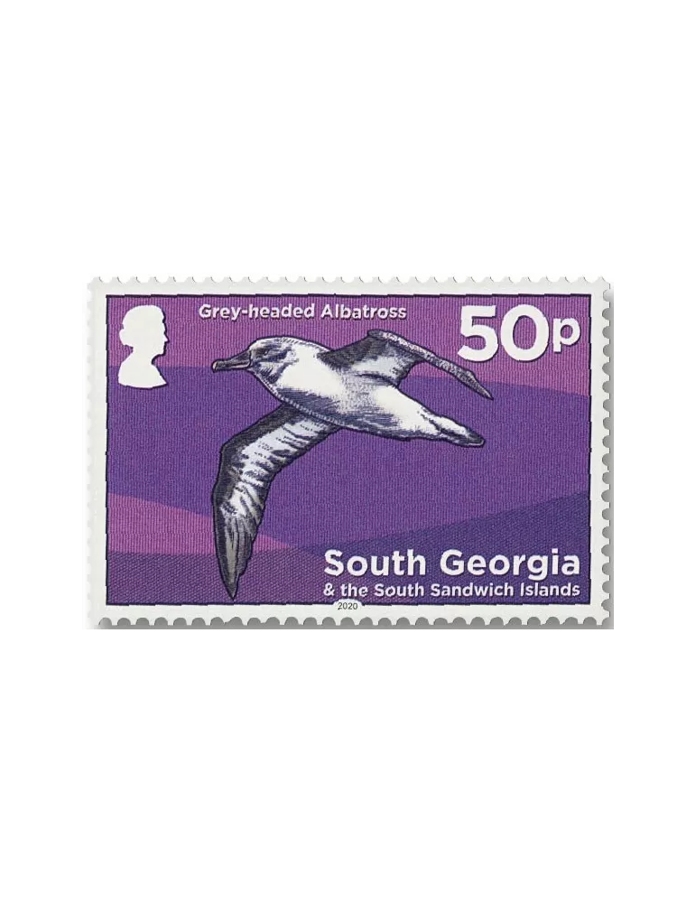 n° 731/742 - Timbre GEORGIE DU SUD Poste