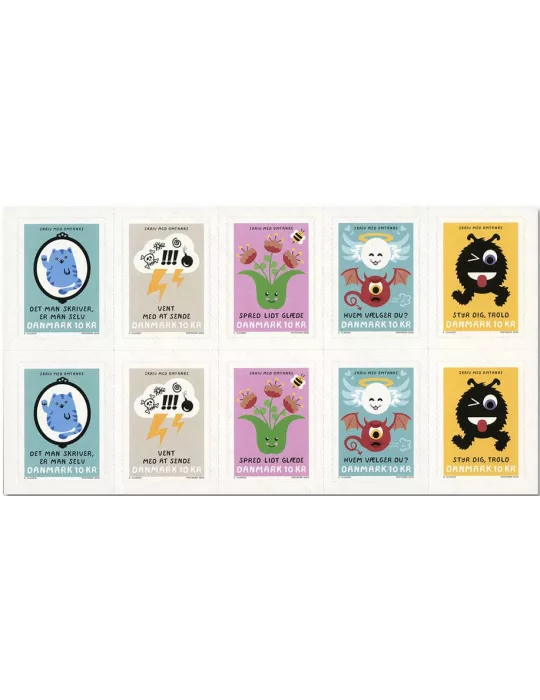 n° C1974 - Timbre DANEMARK Carnets