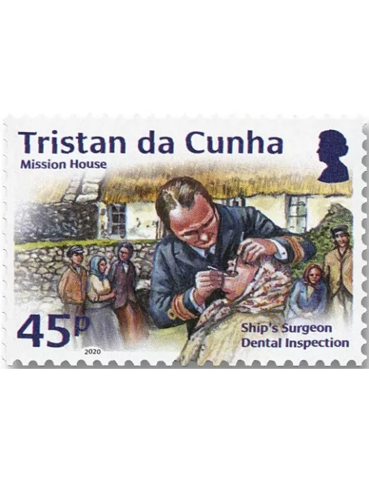 n° 1252/1255 - Timbre TRISTAN DA CUNHA Poste