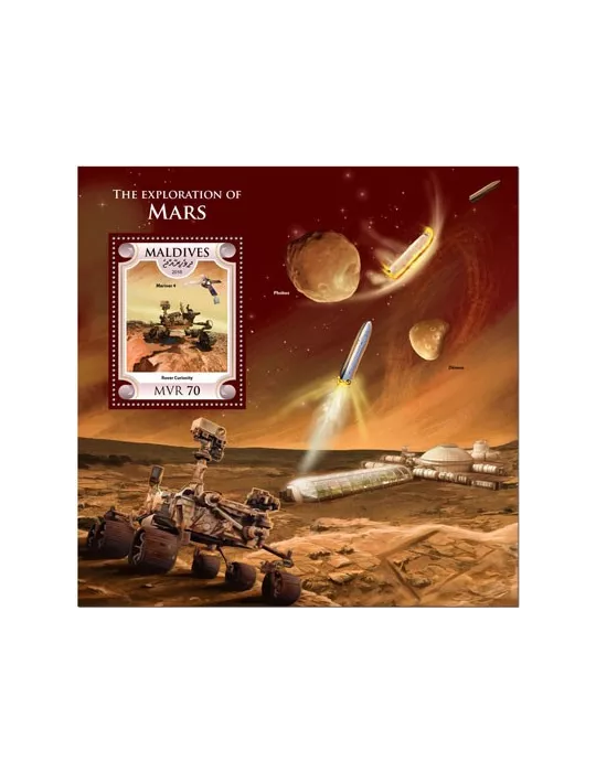 n° 1182 - Timbre MALDIVES Blocs et feuillets