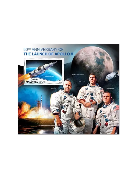 n° 1196 - Timbre MALDIVES Blocs et feuillets