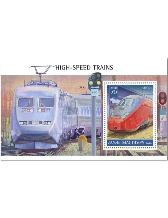 n° 1341 - Timbre MALDIVES Blocs et feuillets