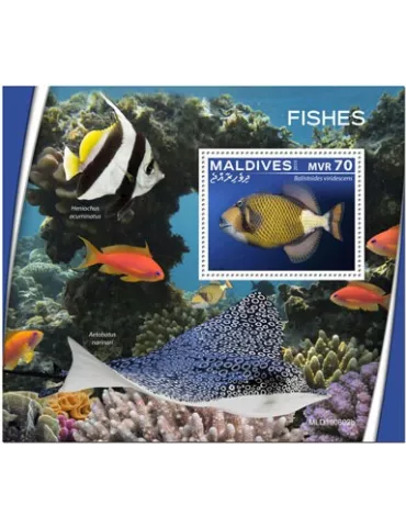 n° 1383 - Timbre MALDIVES Blocs et feuillets