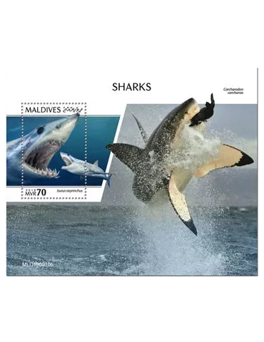 n° 1420 - Timbre MALDIVES Blocs et feuillets