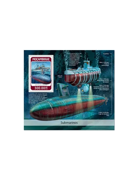 n° 1279 - Timbre MOZAMBIQUE Blocs et feuillets