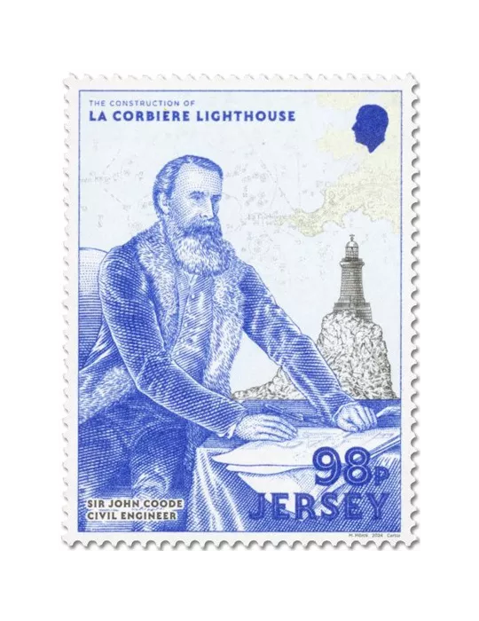 n° 2834/2837 et n° 2833 - Timbre JERSEY Poste