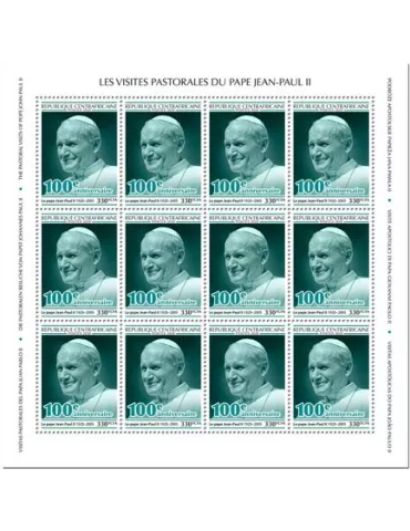 n° F6838 - Timbre CENTRAFRIQUE Poste