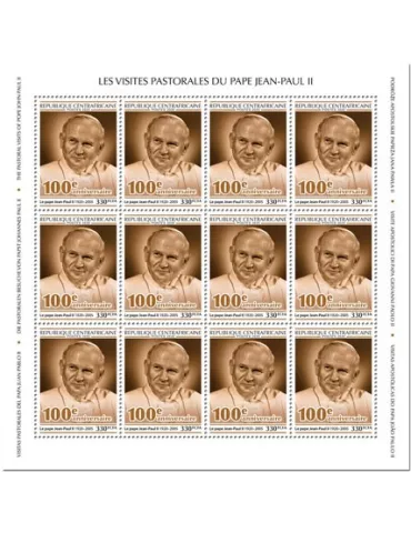 n° F6839 - Timbre CENTRAFRIQUE Poste