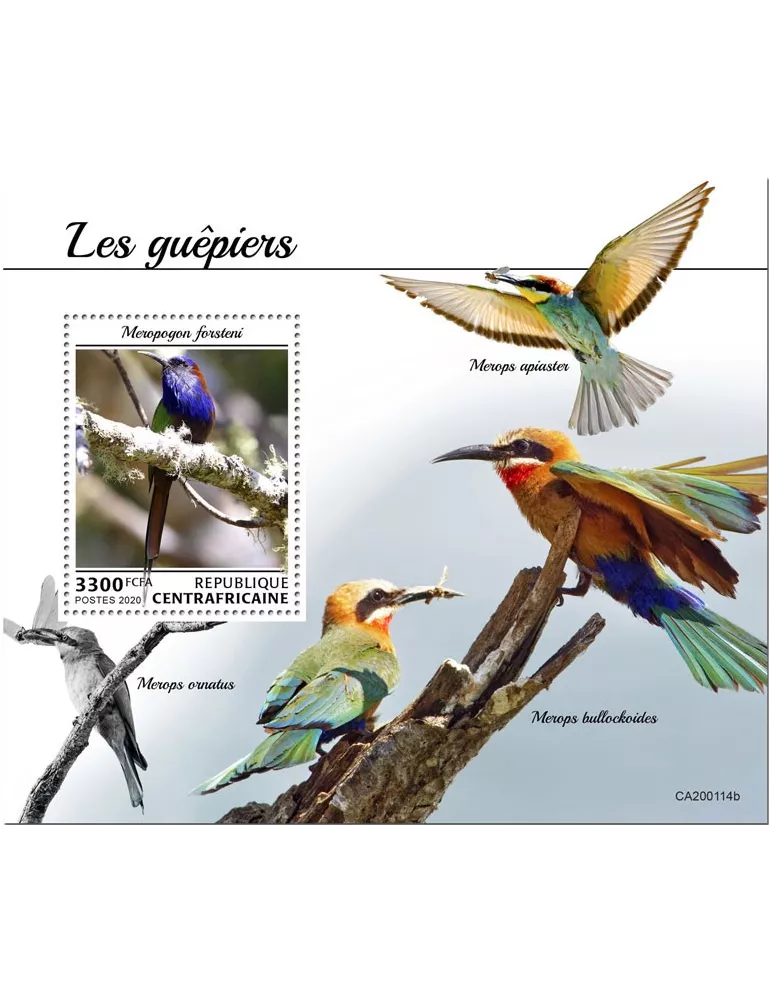 n° 1577 - Timbre CENTRAFRIQUE Blocs et feuillets