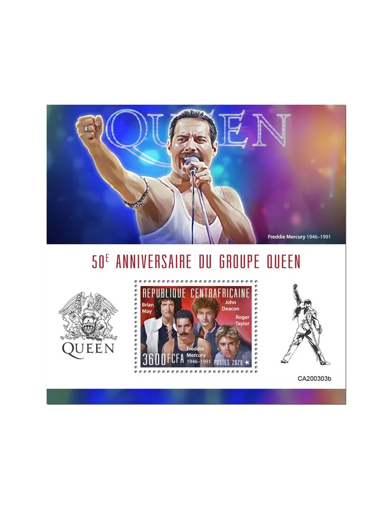 n° 1596 - Timbre CENTRAFRIQUE Blocs et feuillets