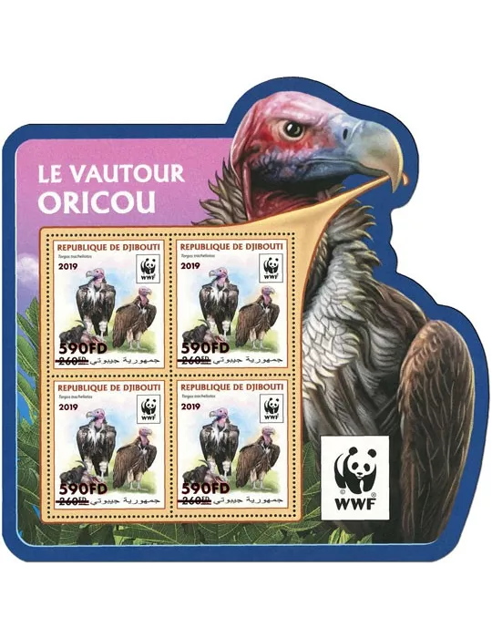 n° F2757/F2760 - Timbre DJIBOUTI Poste