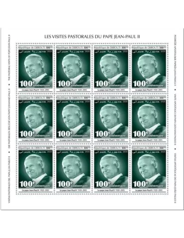 n° F3077/F3080 - Timbre DJIBOUTI Poste 2