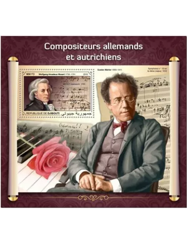 n° 328 - Timbre DJIBOUTI Blocs et feuillets