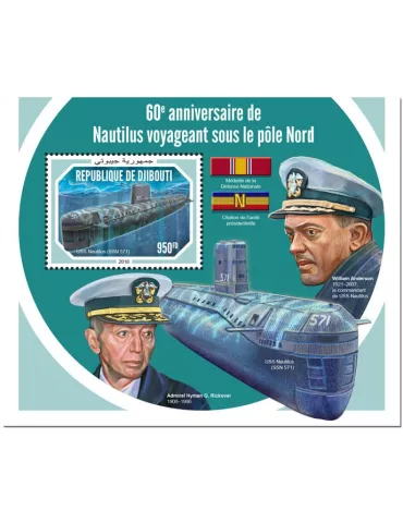 n° 388 - Timbre DJIBOUTI Blocs et feuillets