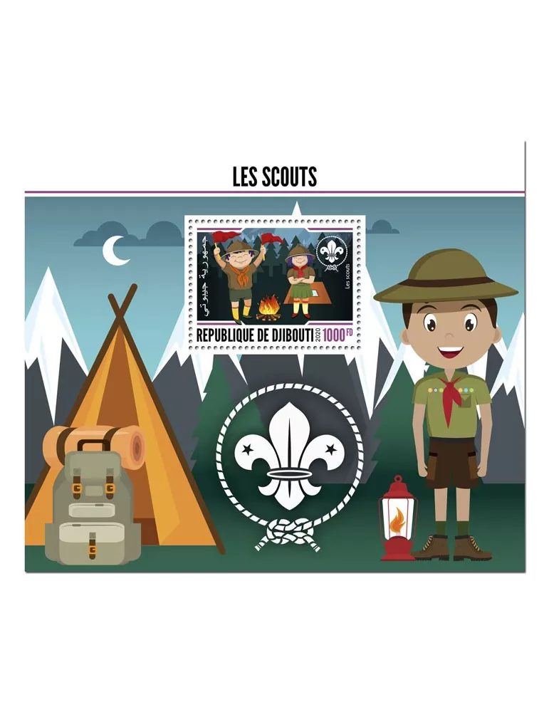 n° 593 - Timbre DJIBOUTI Blocs et feuillets