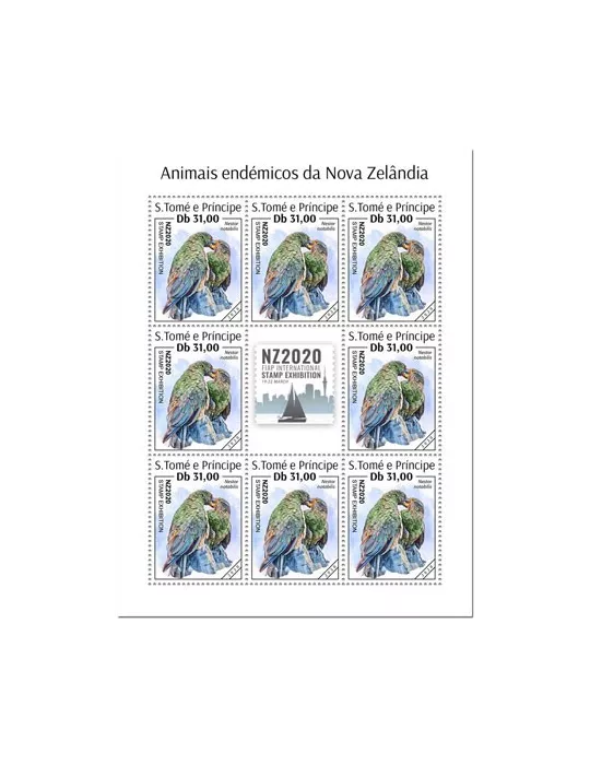 n° F7084/F7087 - Timbre SAINT-THOMAS ET PRINCE Poste