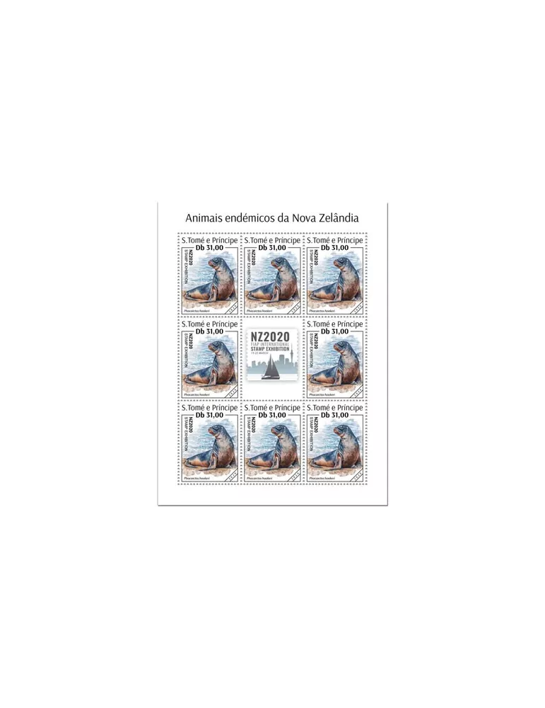 n° F7084/F7087 - Timbre SAINT-THOMAS ET PRINCE Poste