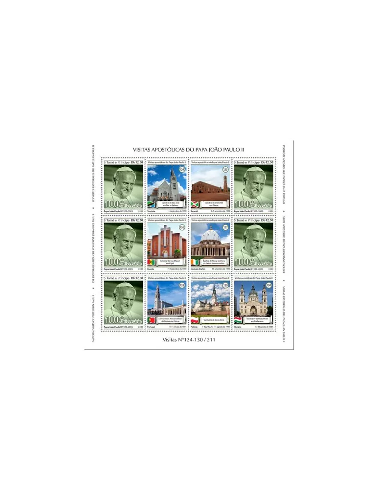 n° F7104A/F7107A - Timbre SAINT-THOMAS ET PRINCE Poste