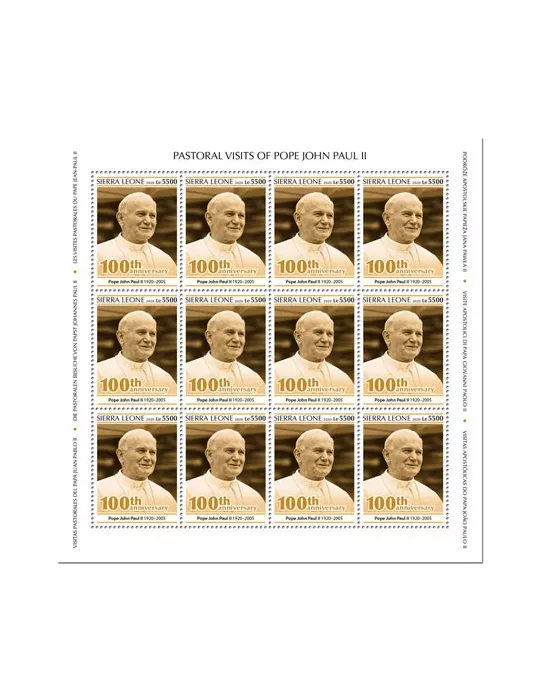 n° F9769/F9772 - Timbre SIERRA LEONE Poste