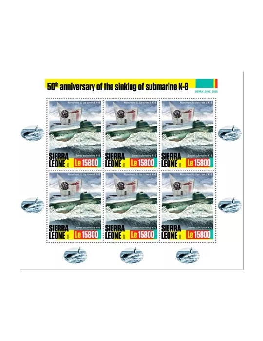 n° F9796/F9798 - Timbre SIERRA LEONE Poste