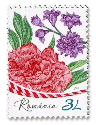 n° 6987/6989 - Timbre ROUMANIE Poste