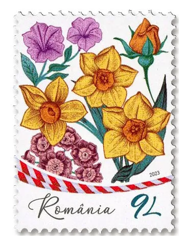 n° 6987/6989 - Timbre ROUMANIE Poste 2