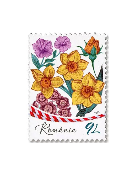 n° 6987/6989 - Timbre ROUMANIE Poste