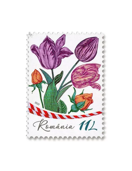 n° 6987/6989 - Timbre ROUMANIE Poste