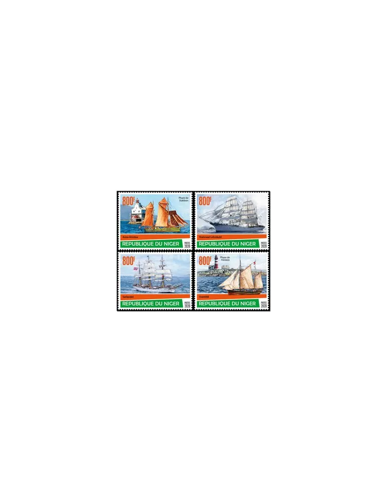 n° F5731/F5734 - Timbre NIGER Poste