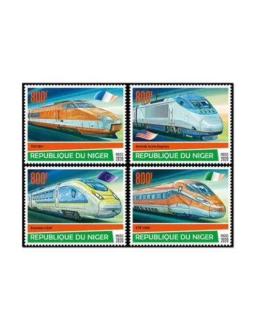 n° F5739/F5742 - Timbre NIGER Poste