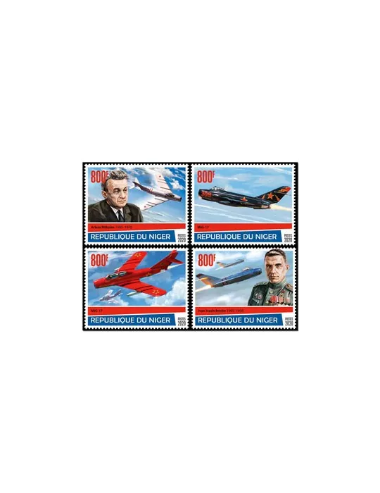 n° F5791/F5794 - Timbre NIGER Poste