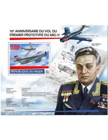 n° 1160 - Timbre NIGER Blocs et feuillets