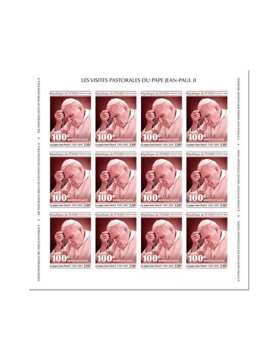 n° F2469/F2472 - Timbre TCHAD Poste