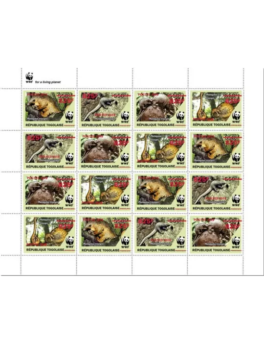 n° F7542 - Timbre TOGO Poste