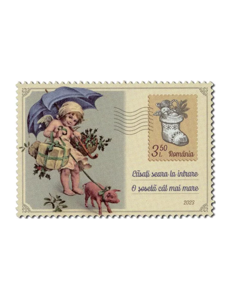 n° 7093/7096 - Timbre ROUMANIE Poste