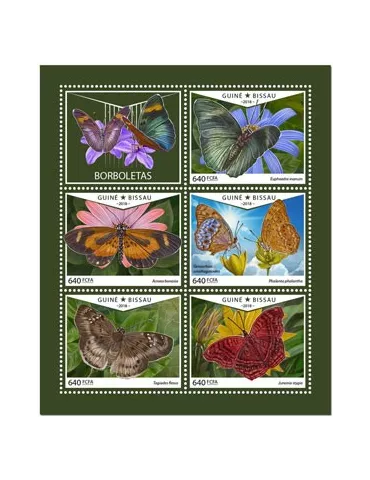 n° 7652/7656 - Timbre GUINEE-BISSAU Poste