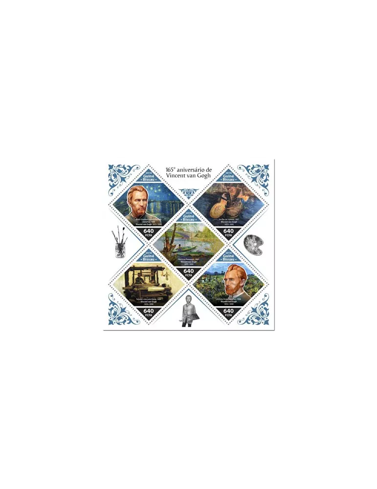 n° 7702/7706 - Timbre GUINEE-BISSAU Poste