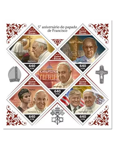 n° 7712/7716 - Timbre GUINEE-BISSAU Poste